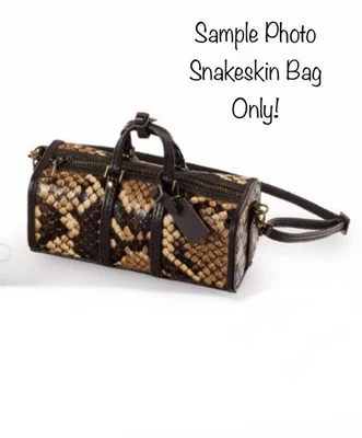 Integrity MANHATTAN STATE OF MIND DARIUS REID Fashion Royalty Homme SNAKE BAG - Image 1 of 3