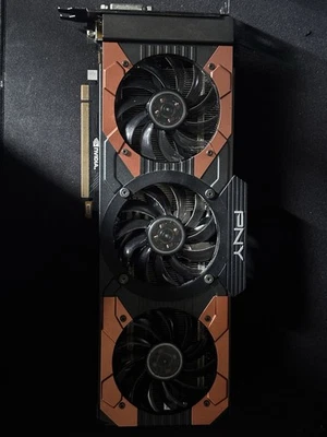 Видеокарта PNY XLR8 NVIDIA GeForce GTX 1070 8 ГБ GDDR5 - черная/красная - Изображение 1 из 2