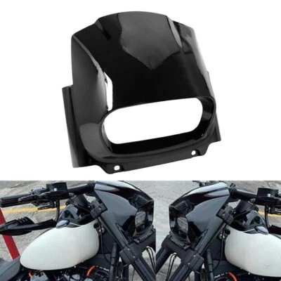 Motorcycle Front Headlight Fairing Cover For Harley M8 Softail Fat Bob 2018-2021 - Image 1 of 4
