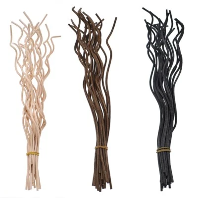 Difusor de aroma de fragancia de caña de ratán ondulado de 20 piezas varillas de repuesto para el hogar Foto 1 de 4