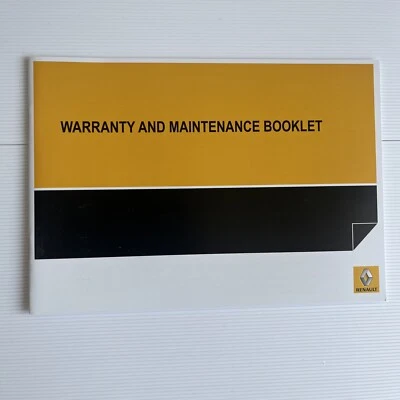 Renault Megane Service History Book Blank For All Models - Image 1 of 4