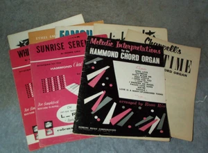 HAMMOND CHORD ORGAN Books,Sheet Music CHOICE $3.99 ea Have Wear/Damage Group D - Picture 1 of 6