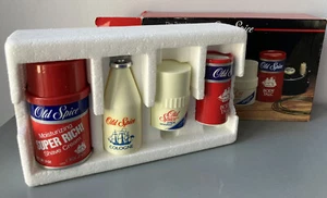 Old Spice Vtg Set Cologne Shave Cream Talc Deodorant Shulton Clifton 1988 NOS 4 - Picture 1 of 8