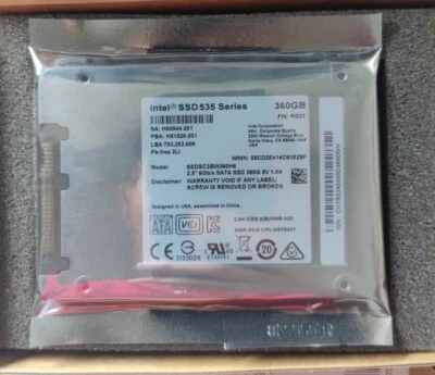 INTEL SSD 535 Series 360GB SSDSC2BW360H6 2.5" 6Gb/s SATA Solid State Drive - Image 1 of 2