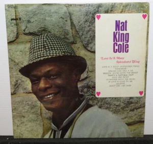 NAT KING COLE LOVE IS A MANY SPLENDORED THING (VG+) SPC-3046 LP VINYL RECORD - Imagen 1 de 4