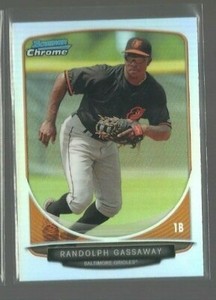  2013 Bowman Chrome Draft Draft Picks Refractors #BDPP89 Randolph Gassaway
