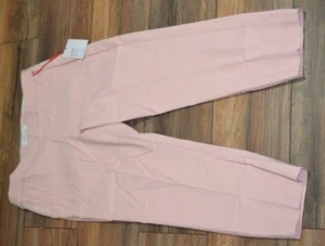 Elle Pull on Capris Rose Pink Color Hits Mid Calf Fitted Through Hip & Thigh - Picture 1 of 4