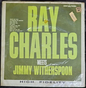 RAY CHARLES meets JIMMY WITHERSPOON ~ LP SHRINK PRICE 1963 ~ VG+/EX - Picture 1 of 4
