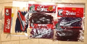 5 pcks Charlie Brewer SLI DER 4" WORMS - Bulk 20 Worms per Pack - Set 1 - NEW - Picture 1 of 1