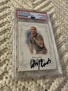 Henry Rollins Signed 2013 Allen & Ginter #266 Card PSA /DNA Slab COA Autographed