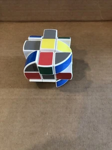 Vintage cylinder twisty type brain teaser puzzle 3x3x3 - Picture 1 of 2