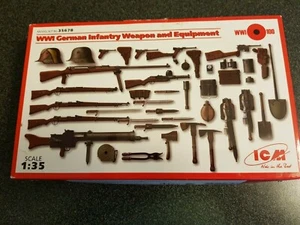 ICM 1/35 WWI German Infantry Weapons & Equipment # 35678 - Picture 1 of 6
