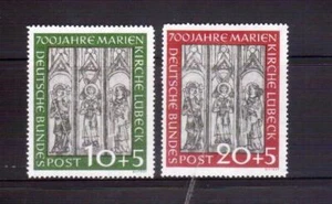 GERMANY 1951 Lubeck church 700th MLH - Picture 1 of 2
