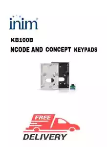 Inim KB100N for nCode and Concept keypads BLACK - Picture 1 of 1
