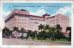 Soreno Hotel St. Petersburg Florida Postcard Posted - Picture 1 of 2