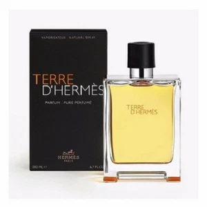  TERRE D'HERMES PARFUM PURE PERFUME 200ML 6.7.OZ SP MEN NEW SEALED BOX  - Picture 1 of 1