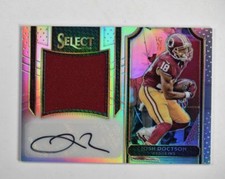 2016 Select Jumbo Rookie Signature Swatches Prizm #38 Josh Doctson Auto /75