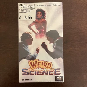 Weird Science (VHS, 1992) brandneu werkseitig versiegelt Wasserzeichen Ilan Mitchell-Smith - Bild 1 von 12