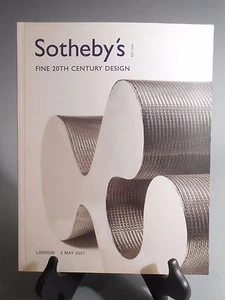 Sotheby's London Fine 20th Century Design 2 May 2007 Auction Catalog - Picture 1 of 1