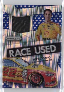 2016 Panini Prizm NASCAR Race-Used Tire Blue Flag Prizm /49 Joey Logano #T-JL