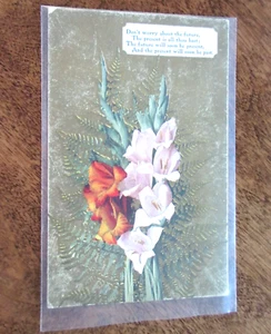 Alte Postkarte 1904 Mach dir keine Sorgen um die Zukunft Fort Atkinson Wisconsin WI - Bild 1 von 2