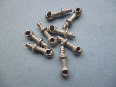Model Boat 10mm Ball Handrails. 20 Pcs White Metal.High Quality.AM 36 - Image 1 of 3