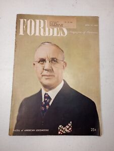 Vintage Forbes Magazine April 15 1947 Business Finance Vintage Ads