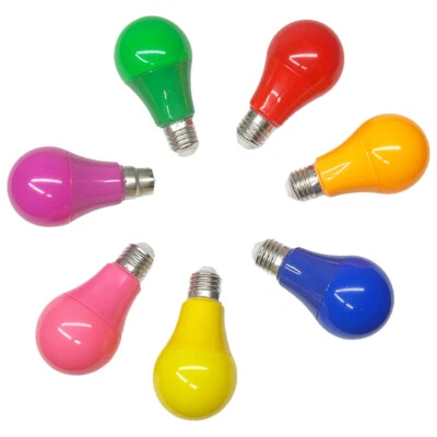 5W A60 Colorful LED Globe Light Bulbs E27 B22 Lamp For Bar Party Decor 220V 240V - Image 1 of 4
