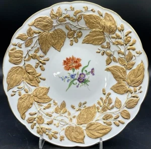 Meissen Hand Painted Floral, Gold Scrollwork 11 3/4" Large Center piece Bowl - Picture 1 of 7