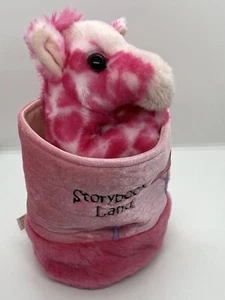 Aurora “Storybook Land” Pink Horse Hand Puppet Plush Toy Doll - Picture 1 of 3