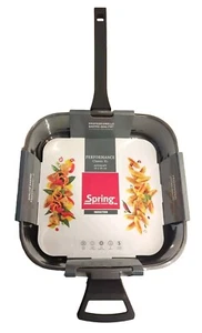 Spring 28cm Performance Classic Aluguss Hochrand Bratpfanne XL eckig - Bild 1 von 4