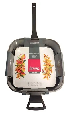 Spring 28cm Performance Classic Aluguss Hochrand Bratpfanne XL eckig - Bild 1 von 4