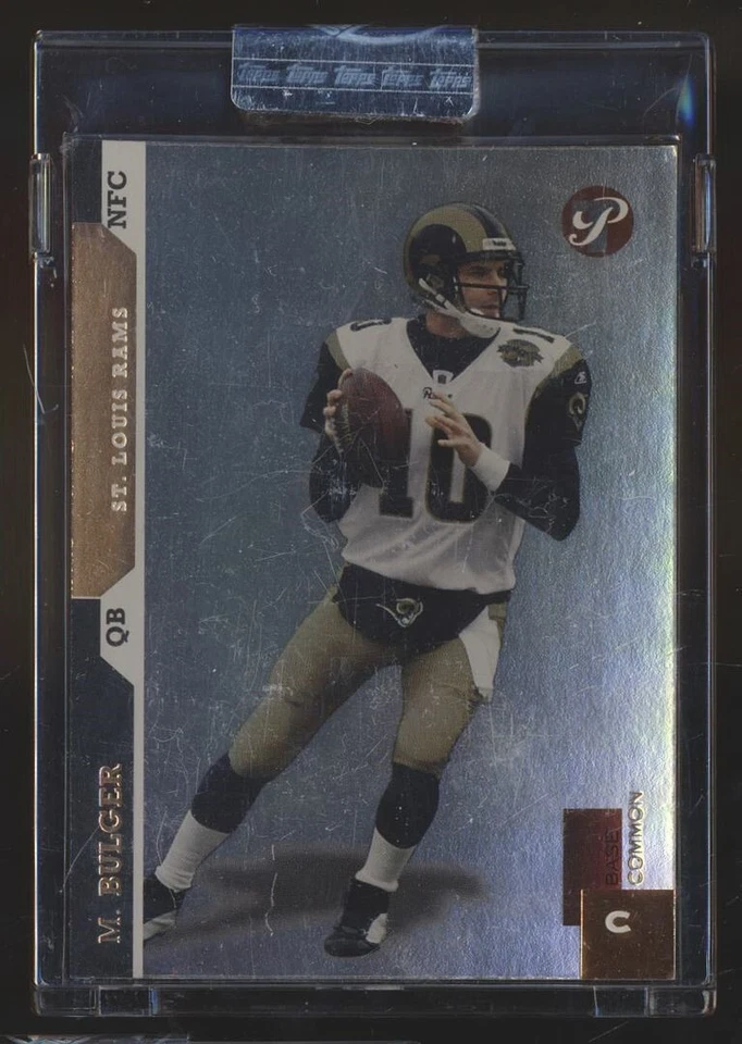 2005 TOPPS PRISTINE UNCIRCULATED /750 COMMON ENCASED MARC BULGER RAMS - Image 1 of 1