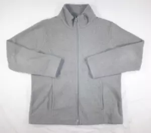 Cabela's Fleece Jacket Women's Large Full Zip Mock Neck Gray - Picture 1 of 9