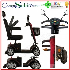 Scooter elettrico SCUTY 4 RUOTE AMMORTIZZANTI FARI LED FRECCE DISABILI ANZIANI
