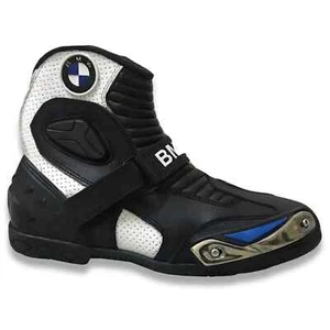 BMW Motorrad Motorbike leather Boots Riding Motorcycle Racing Short Shoes MotoGp - Picture 1 of 2