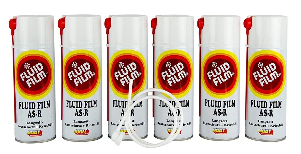 6x400ml+Sonde 60cm Hodt Fluid Film AS R 31,70€/L Nas Spray Langzeitschutz SET - Bild 1 von 1