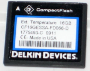 Delkin Devices 16GB Industrial COMPACTFLASH Memory Card CF16GESSA-FD066-D - Picture 1 of 1