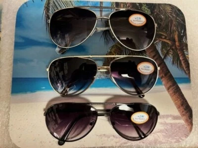 GAFAS DE SOL BIFOCALES AVIADOR GAFAS DE LECTURA BISAGRA DE RESORTE HOMBRES/MUJERES 1,50 A 2,50 Foto 1 de 4