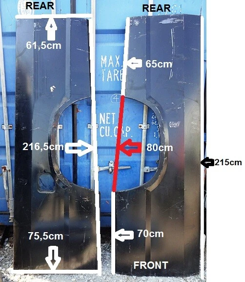 FORD COURIER MAZDA B2000 MODEL 1978 86 BED SIDE PANELS LEFT SIDE RIGHT SIDE NEW  - Image 1 of 4