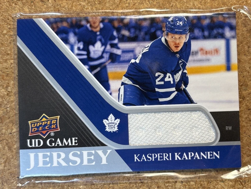 2020-21 Upper Deck UD Game Jersey Kasperi Kapanen #GJ-KK - Image 1 of 2