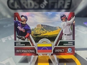 2024 Bowman Chrome International Impact II-3 Venezuela - Guanipa/Perdomo - Picture 1 of 2