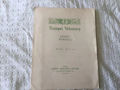 Trumpet Voluntary - Henry Purcell - Piano Duet - Primo & Secondo Music Sheets - Image 1 of 3