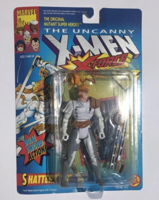 Figura de acción Toybiz Marvel Uncanny X-Men X-force Shatterstar 1992 5" sin usar, en caja—A1 Foto 1 de 4