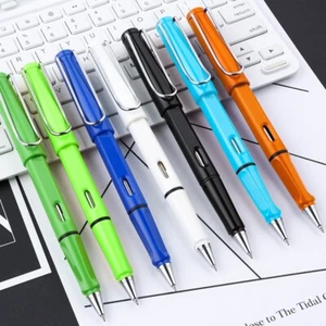 Rollerball Pen 0.5mm Black Gel Ink office supplies kids adult  Business Gift - Picture 1 of 21