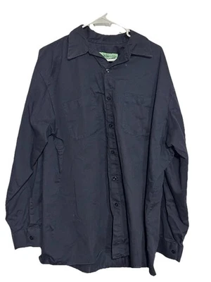 Gorra roja para hombre etiqueta verde manga larga abotonada XXL 100 % algodón #Rn15220 #49 Foto 1 de 2