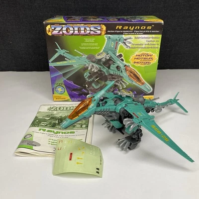 Zoids Raynos #039 w/ Box & Manual Tomy Hasbro 2001 Model - WORKS - Image 1 of 4