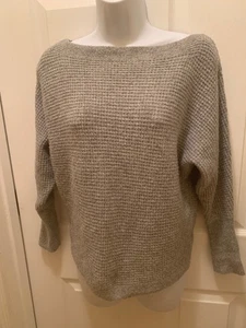 Maurices Sweater Womens Small Gray Waffle Knit Pullover Cozy Long Sleeve Casual - Picture 1 of 6