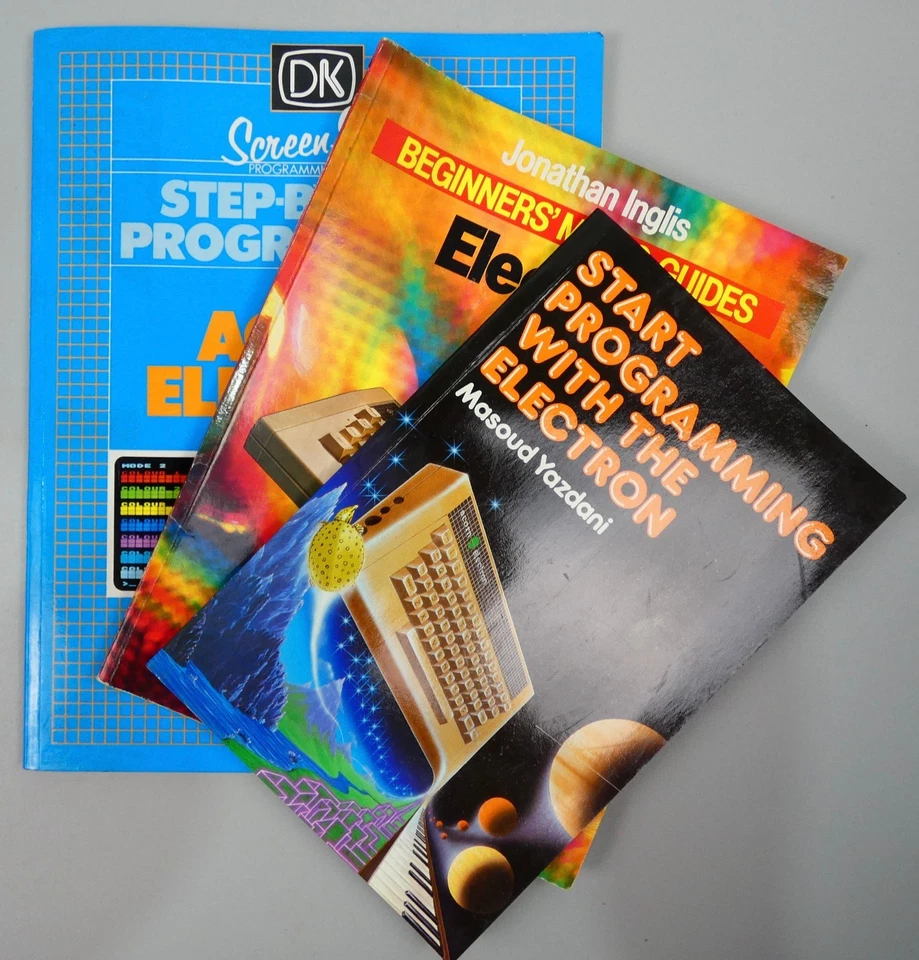 Acorn Electron Programming Book Bundle (3) Vintage Computer Guides - Very Good - Image 1 of 4