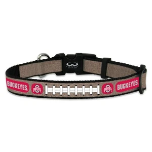 Ohio State Buckeyes Pet Collar Reflective Football Size Toy CO - Picture 1 of 1